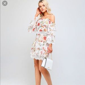 Alice & Olivia Santos Cold Shoulder Dress